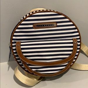 LILY BLOOM Navy/White Mini-Backpack OR Crossbody